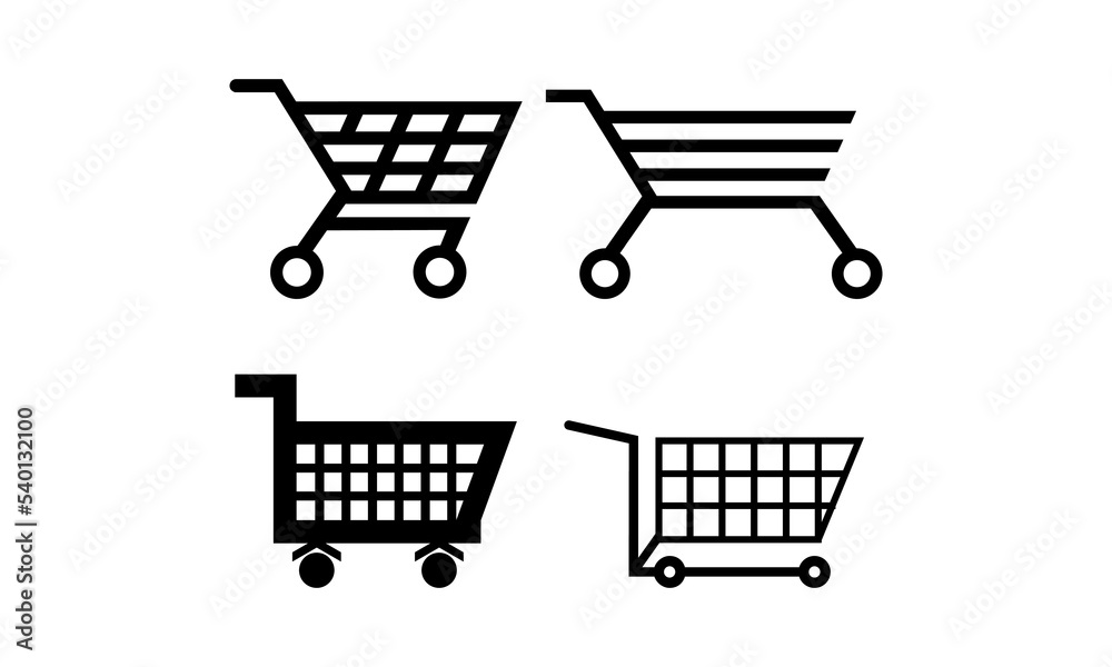 trolley cart set logo trolley cart set logo