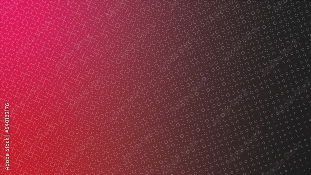 Obraz premium Dark red halftone background. Dark red greadient halftone pattern. Gradient abstract red halftone pattern. 