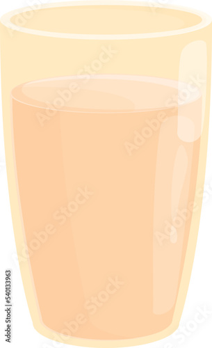 Milk buckwheat icon cartoon vector. Cereal plant. Leaf raw