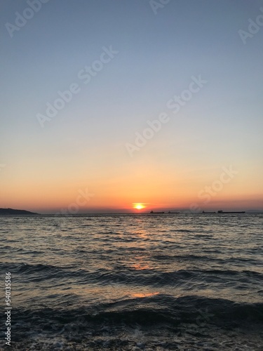 sunset over the sea © layda