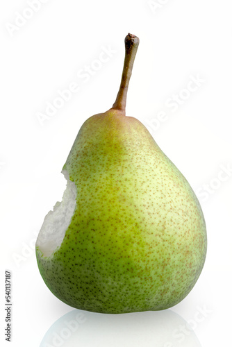 bitten pear