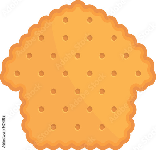 House cracker icon cartoon vector. Cookie food. Cake snack