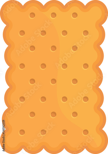 Cracker icon cartoon vector. Cookie food. Cake snack