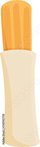 Spanish churro icon cartoon vector. Pastry food. Menu cake