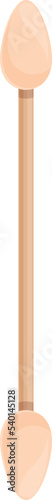 Personal swab icon cartoon vector. Cotton ear. Wooden stick