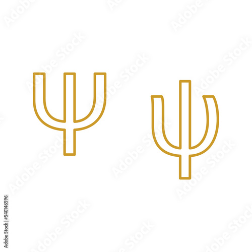 Greek Alphabet design vector illustration.