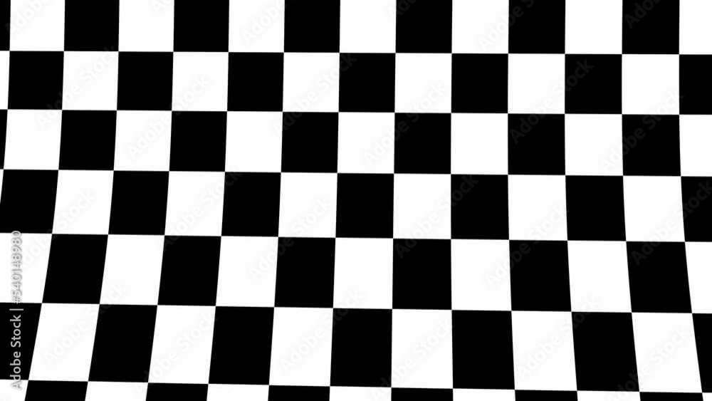 Abstract black and white checkered background.Seamless loop video. Abstract black and white checkered background.Seamless loop video.