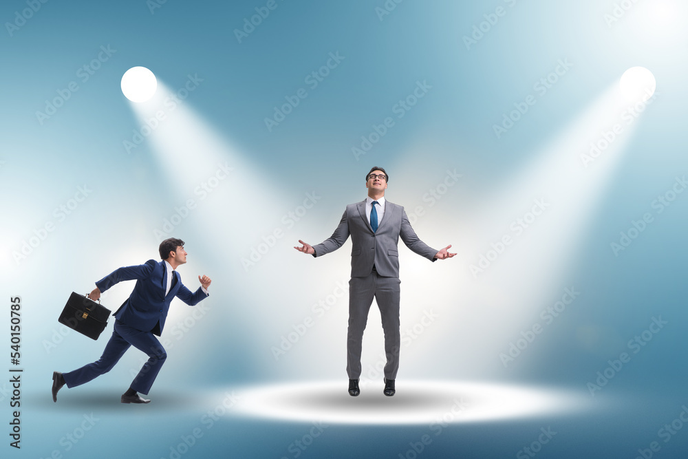 Fototapeta premium Business people under the spotlight
