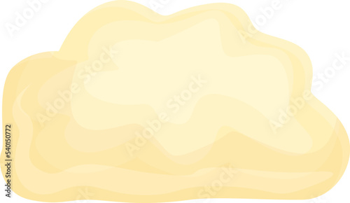 Skin cotton icon cartoon vector. Medical wool. Swab doctor
