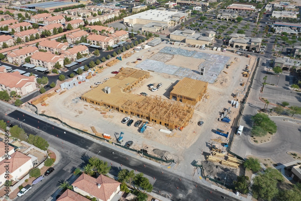 New construction on apartment complex