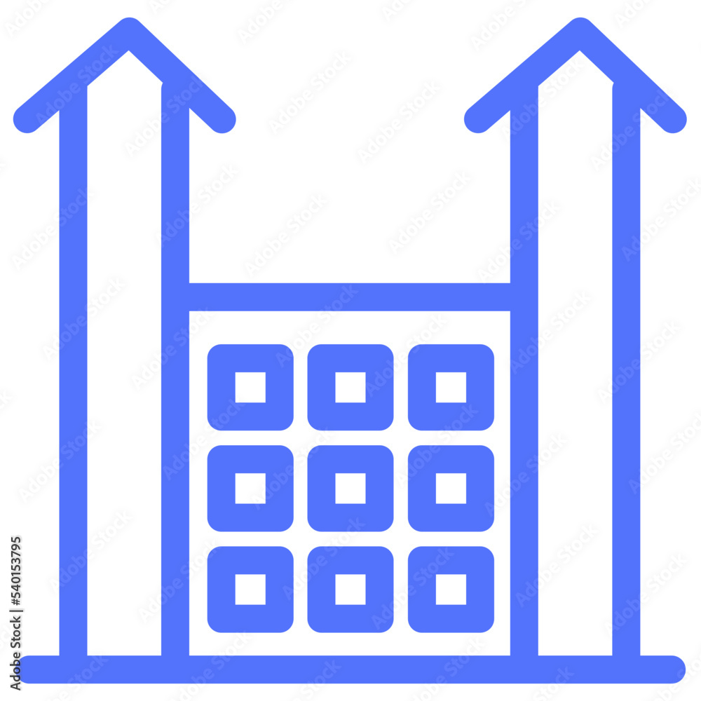building castle villa line icon building castle villa line icon