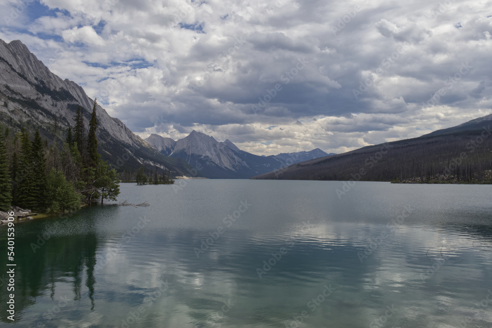 Medicine Lake on a Cloudy Summer Day