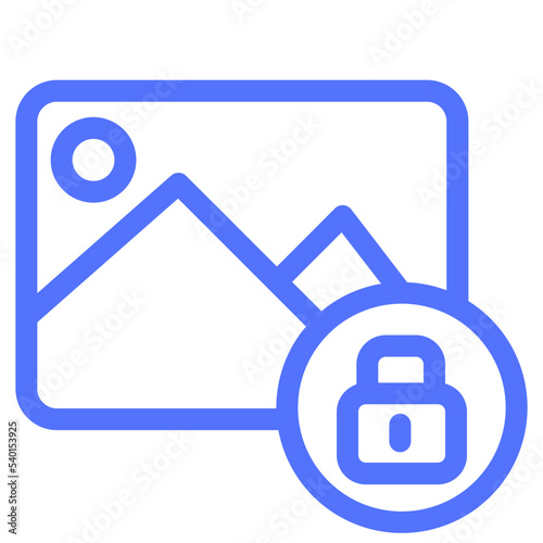 privacy private private image secure line icon