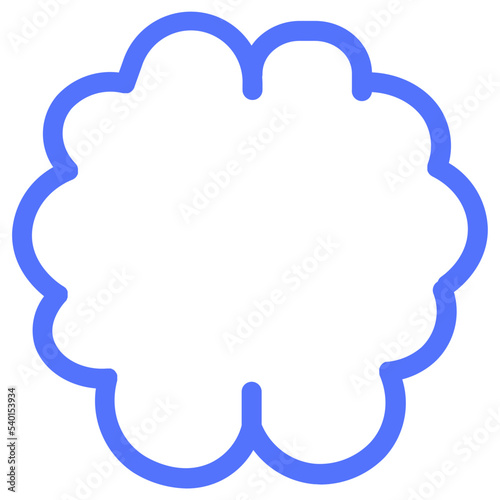 mind brain think intelligence creative line icon