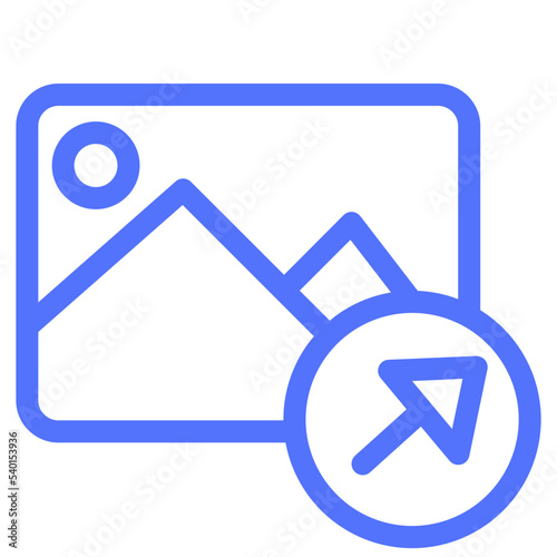 Free Download select photo select picture line icon - GFXLoad