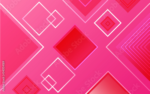 Abstract geometric gradient pink shape background