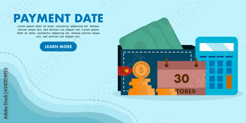 The concept of payday or pay date is like a calendar with money. Coin pay calendar. The concept of pay date, financial calendar, financial stability, pay day, success.