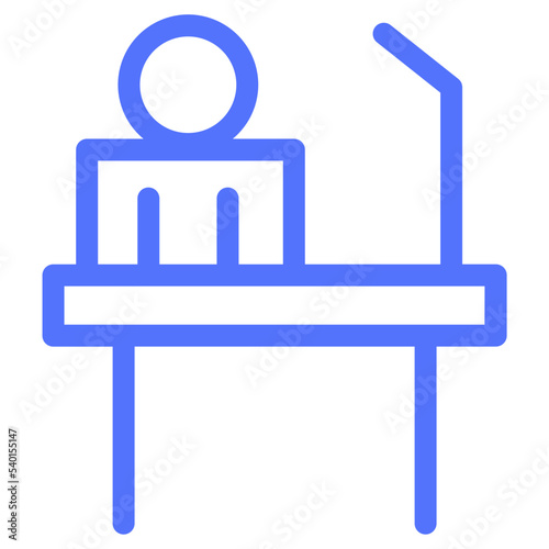 campaign election speech line icon