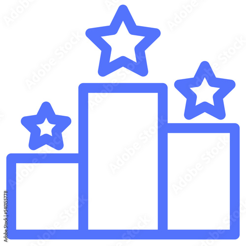 champions olympics podium sports line icon
