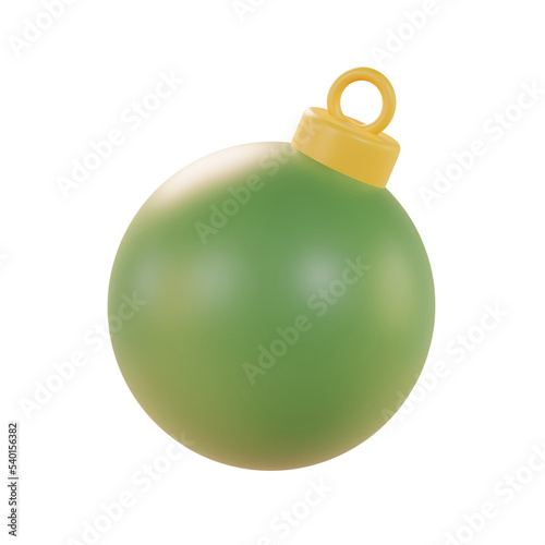 3d christmas tree ornament ball