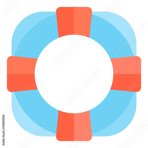 Life save flat style icon