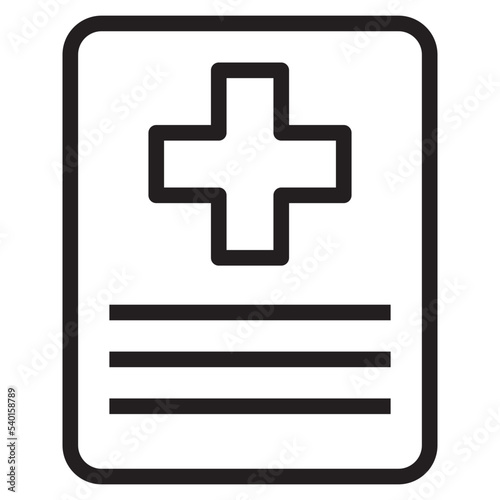 Hospital outline style icon