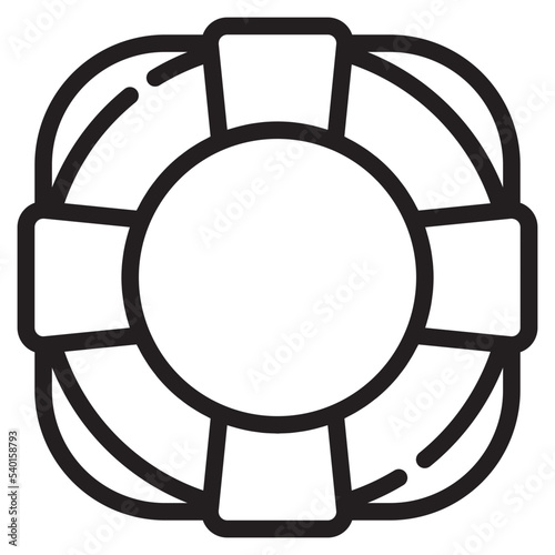 Life save outline style icon