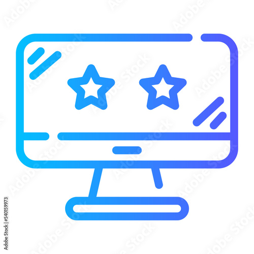computer gradient icon