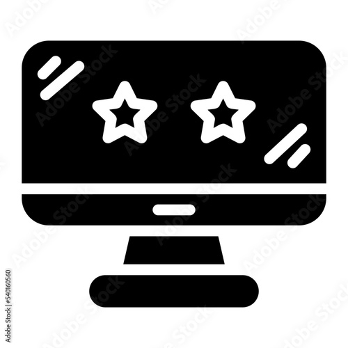 computer glyph icon