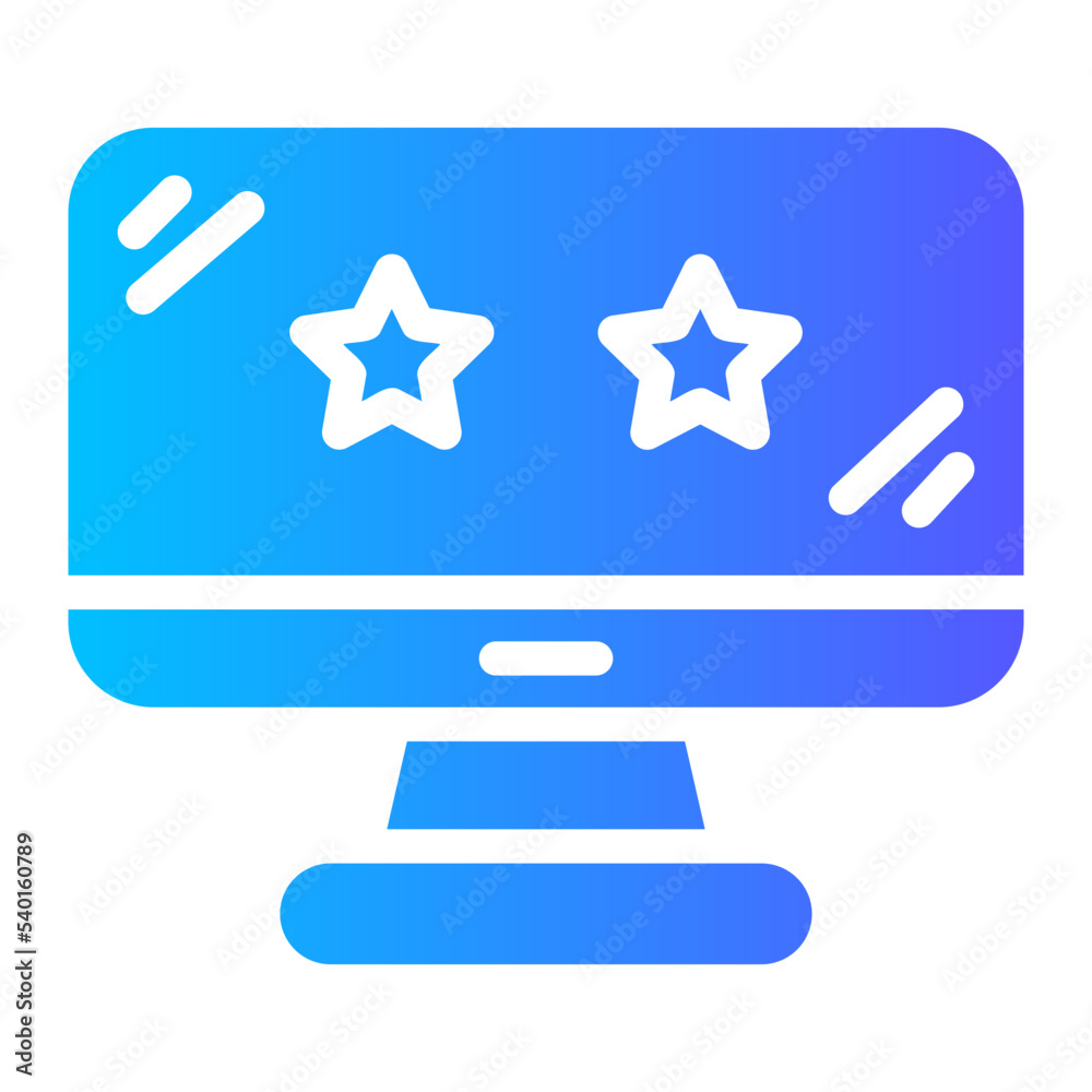 computer gradient icon computer gradient icon