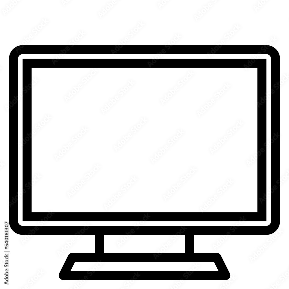 Telavision outline style icon Telavision outline style icon