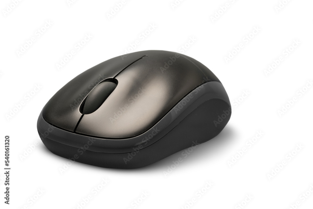 Wireless computer mouse isolated on white background Wireless computer mouse isolated on white background