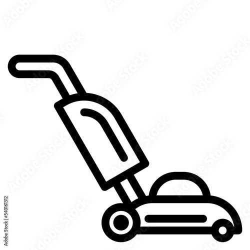 Vacuum cleaner outline style icon