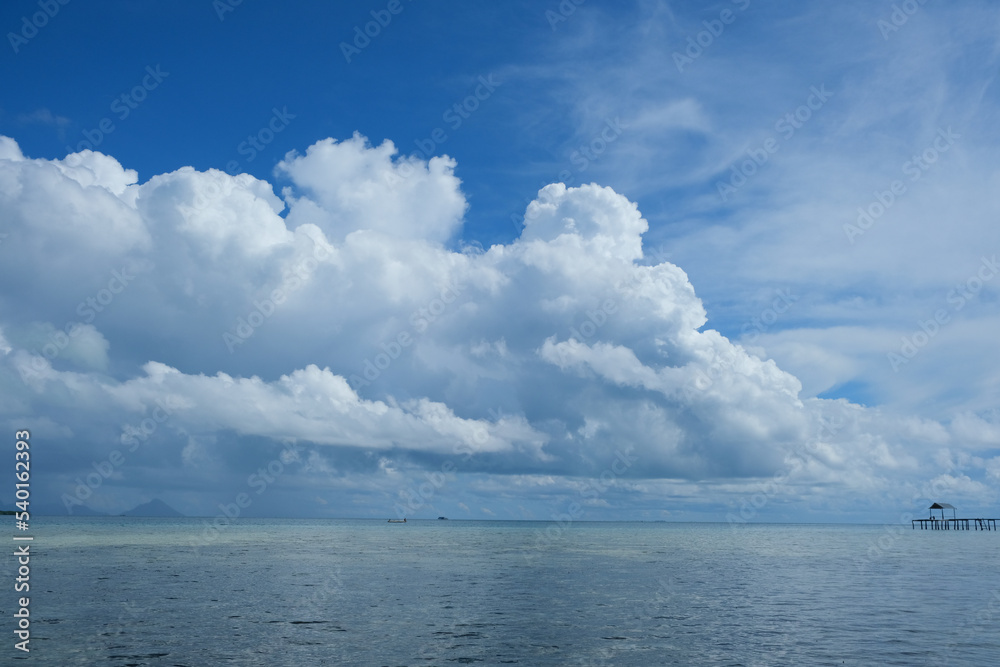 Naklejka premium The area of the western Pacific Ocean bounded by the Sulu Sea, the island of Borneo, the Sangihe Islands and Sulawesi.