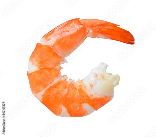 shrimps on transparent png photo