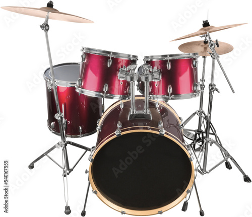Drum Kit Isolated on White Background
