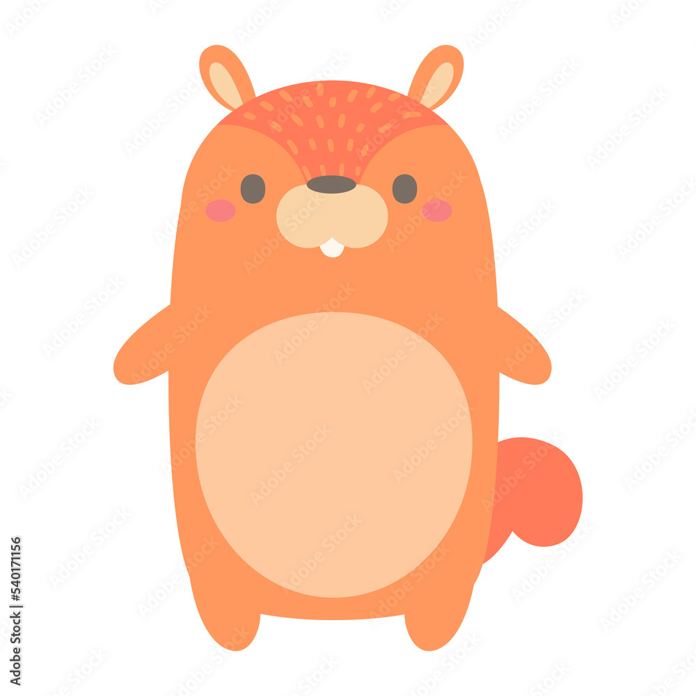 cute wild animal cartoon text frame for decorating schedule notebook