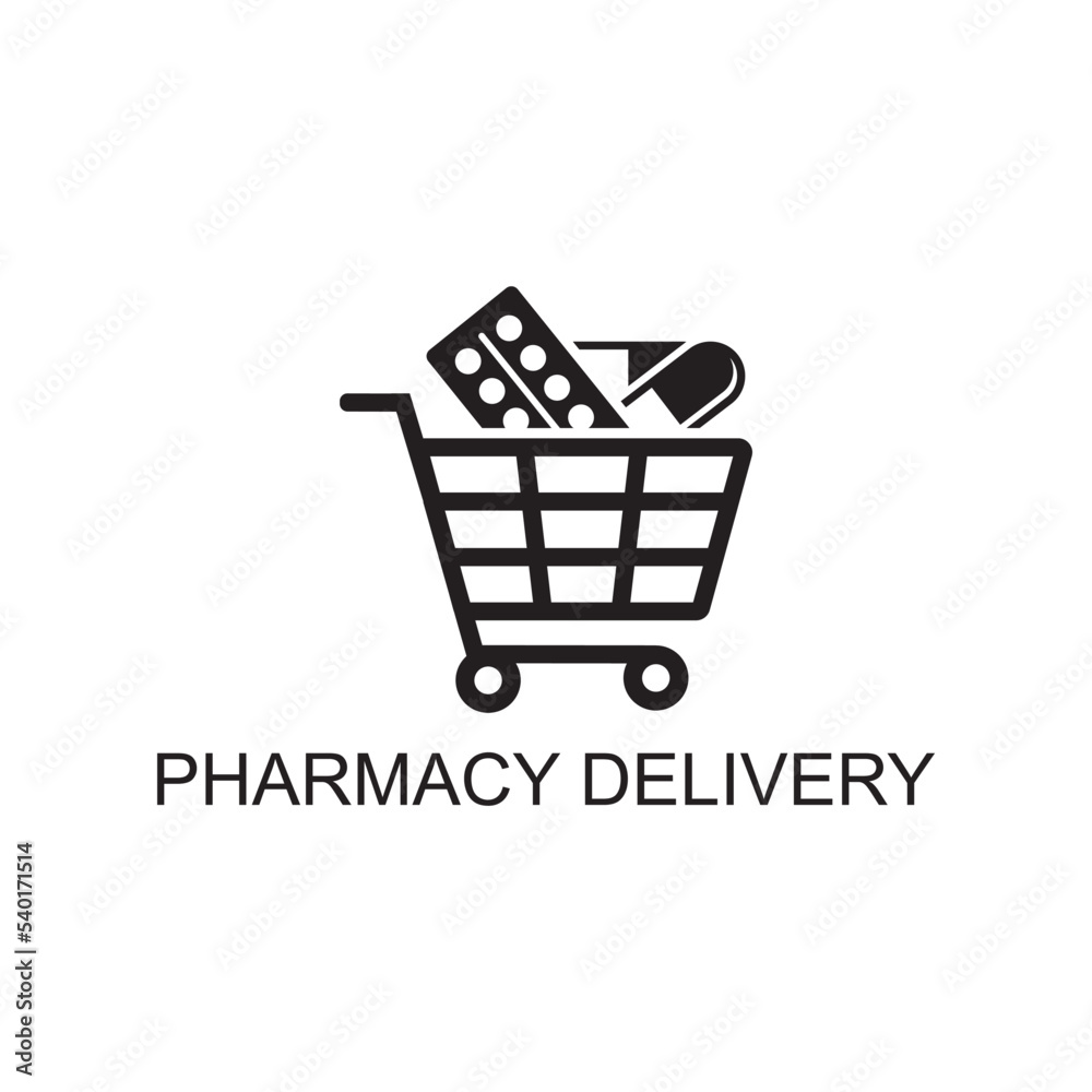 pharmacy delivery icon , medical icon pharmacy delivery icon , medical icon