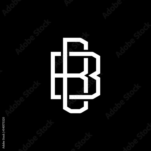 Modern initial BB logo letter simple and creative design concept