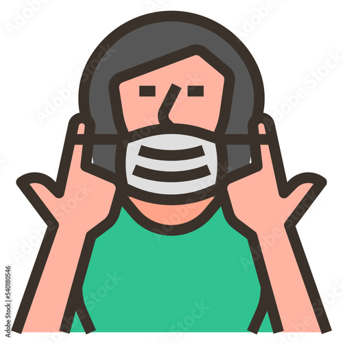 takeoff mask icon