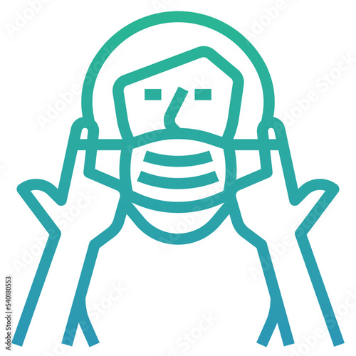 takeoff mask icon
