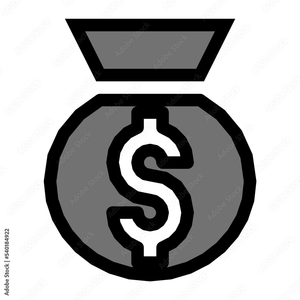 Dollar Sack Vector Icon Dollar Sack Vector Icon