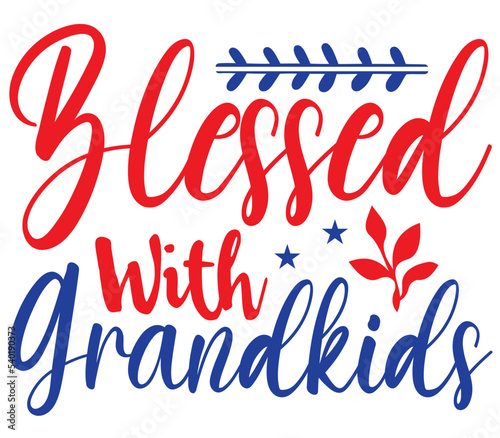 Blessed With Grandkids, Mother's day SVG Design, Mother's day Cut File, Mother's day SVG, Mother's day T-Shirt Design, Mother's day Design, Mother's day Bundle