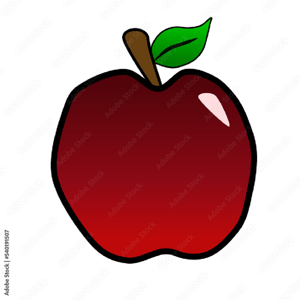 custom made wallpaper toronto digitalred apple with leaf