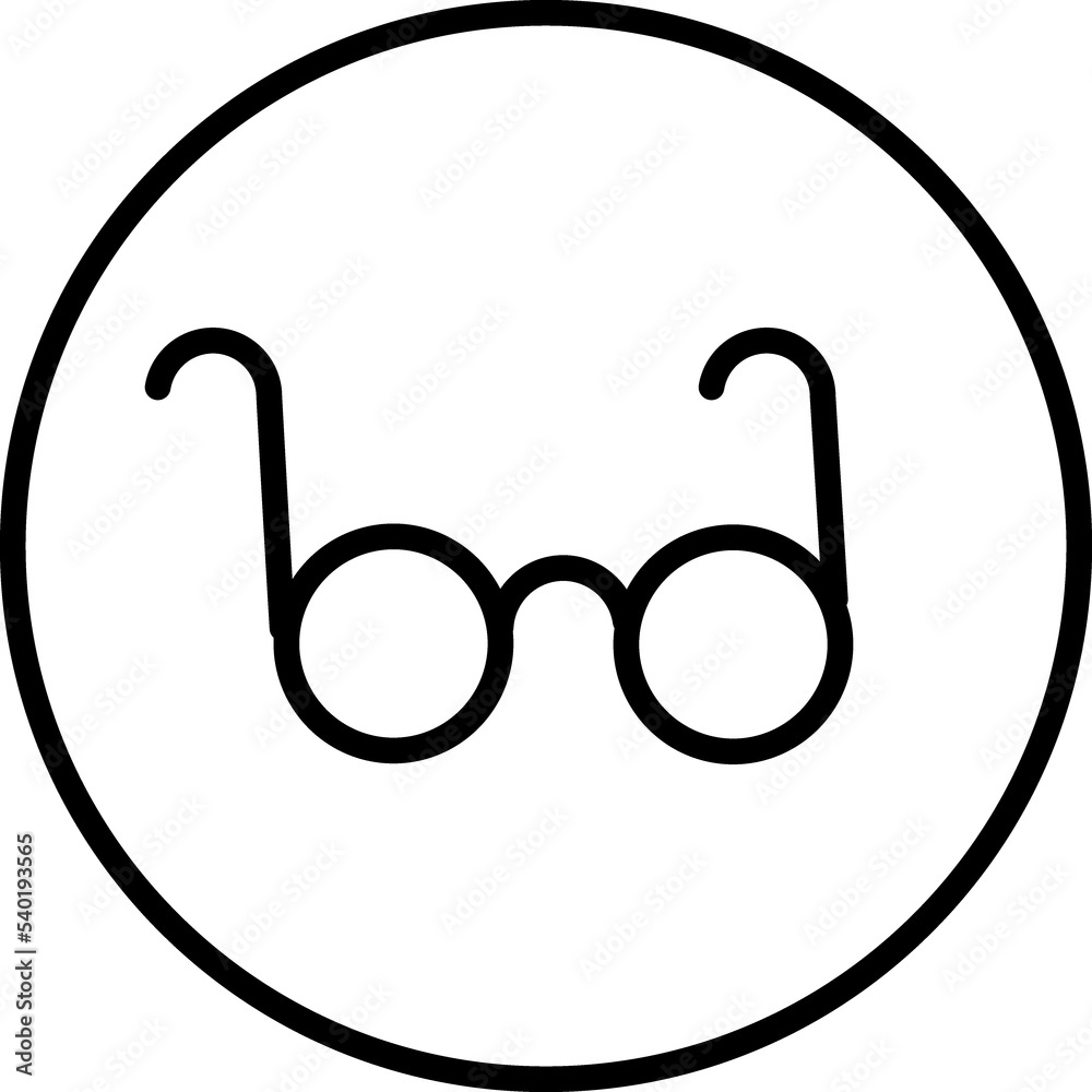 Spectacles, eyeglasses line icon Spectacles, eyeglasses line icon
