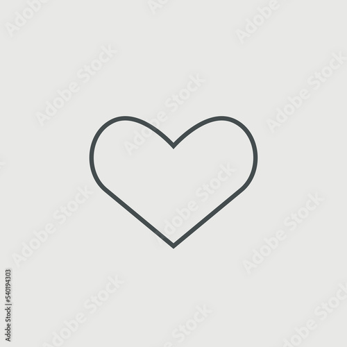Free Download Heart vector icon illustration sign - GFXLoad