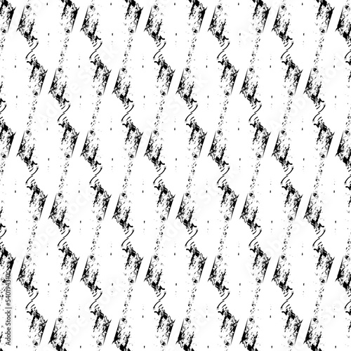 Vector art with black and white abstract pattern