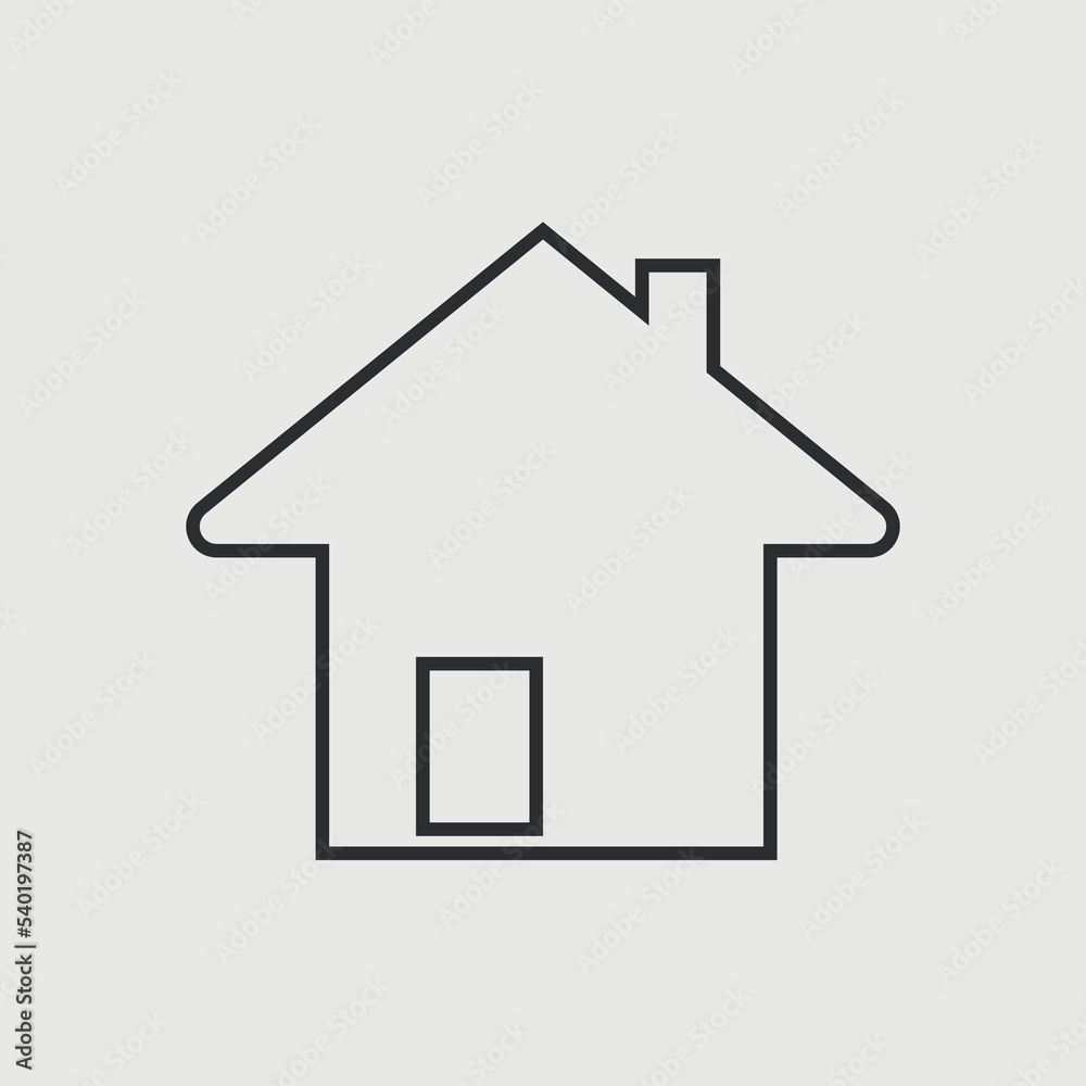 Home vector icon illustration sign Home vector icon illustration sign