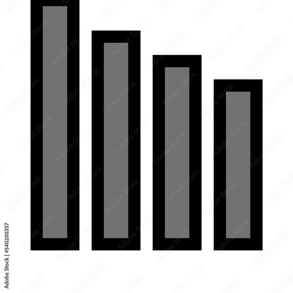 Bar Graph Vector Icon Bar Graph Vector Icon