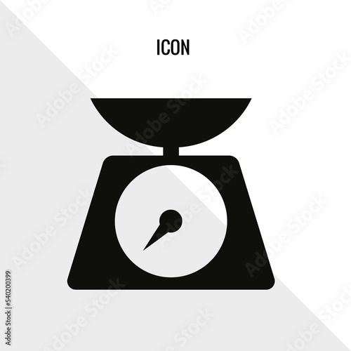 Weight scale icon